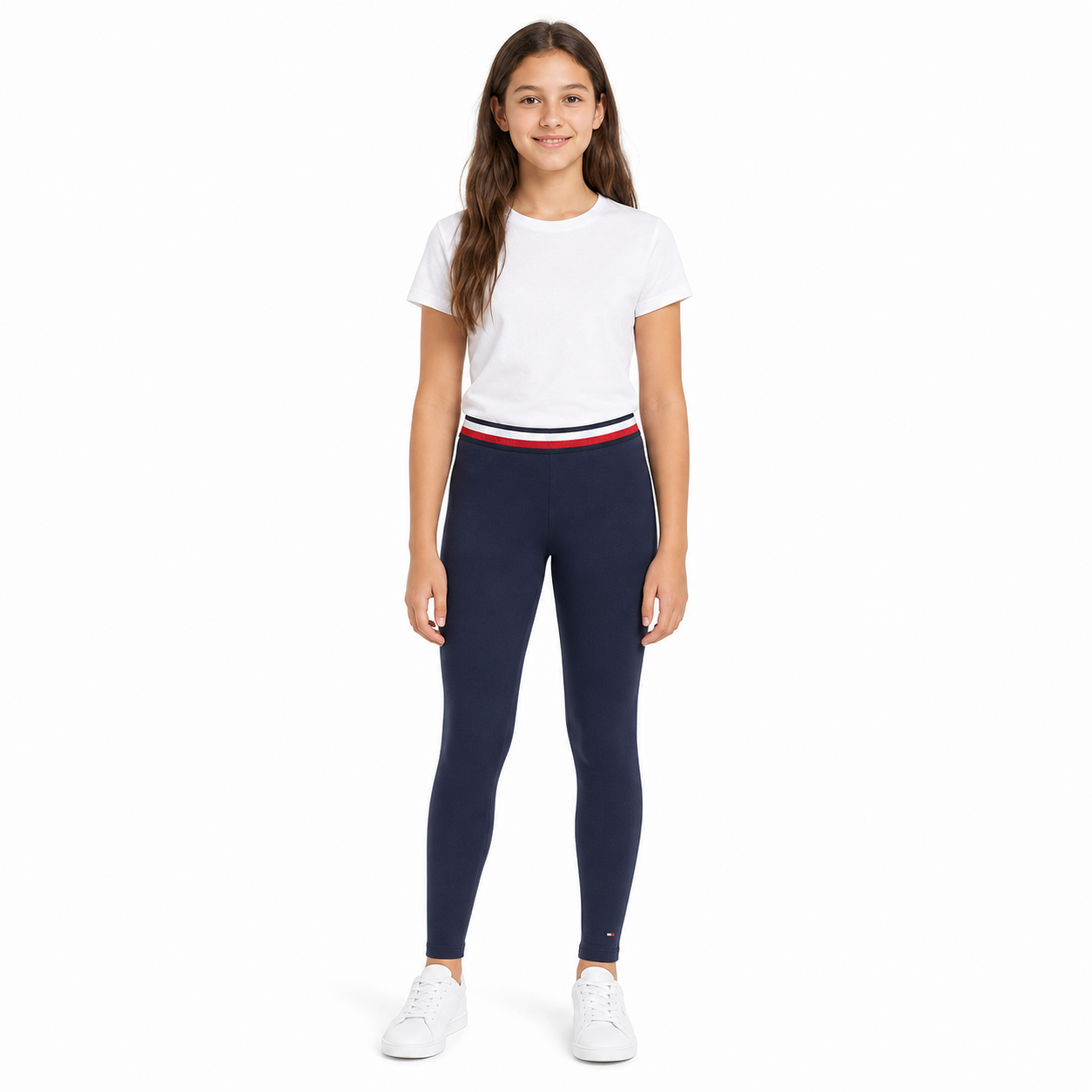 Tommy Hilfiger Essential Global Stripe Waistband Leggings
