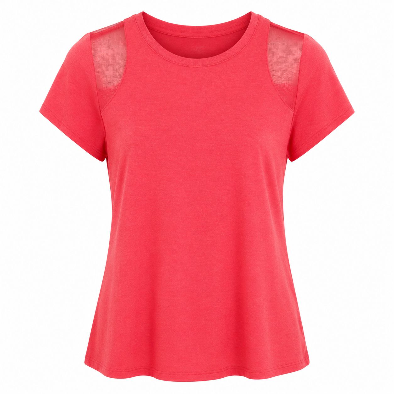 International Concepts Polished Coral Studded High-Low T-Shirt