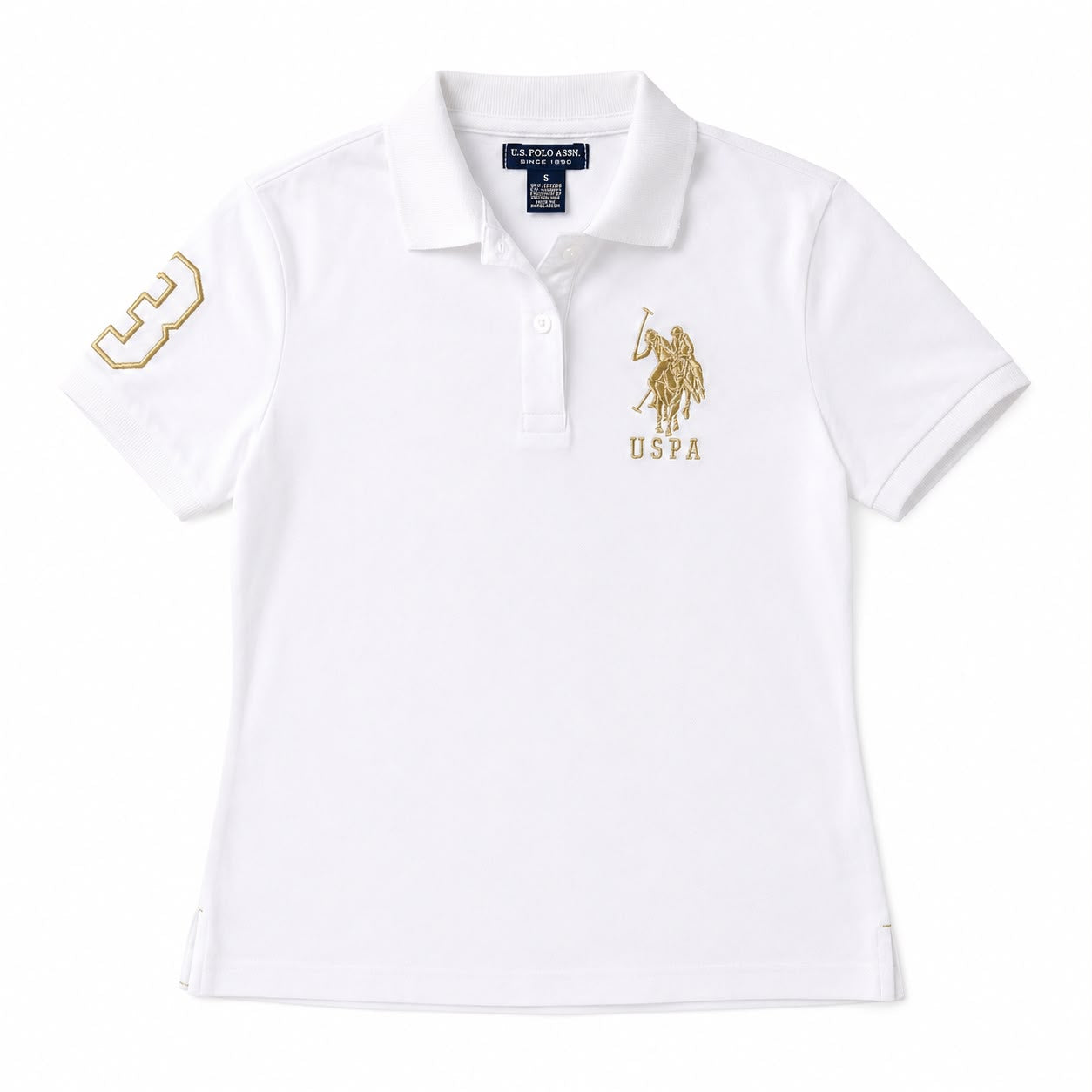 U.S Polo Assn Metallic Print Polo