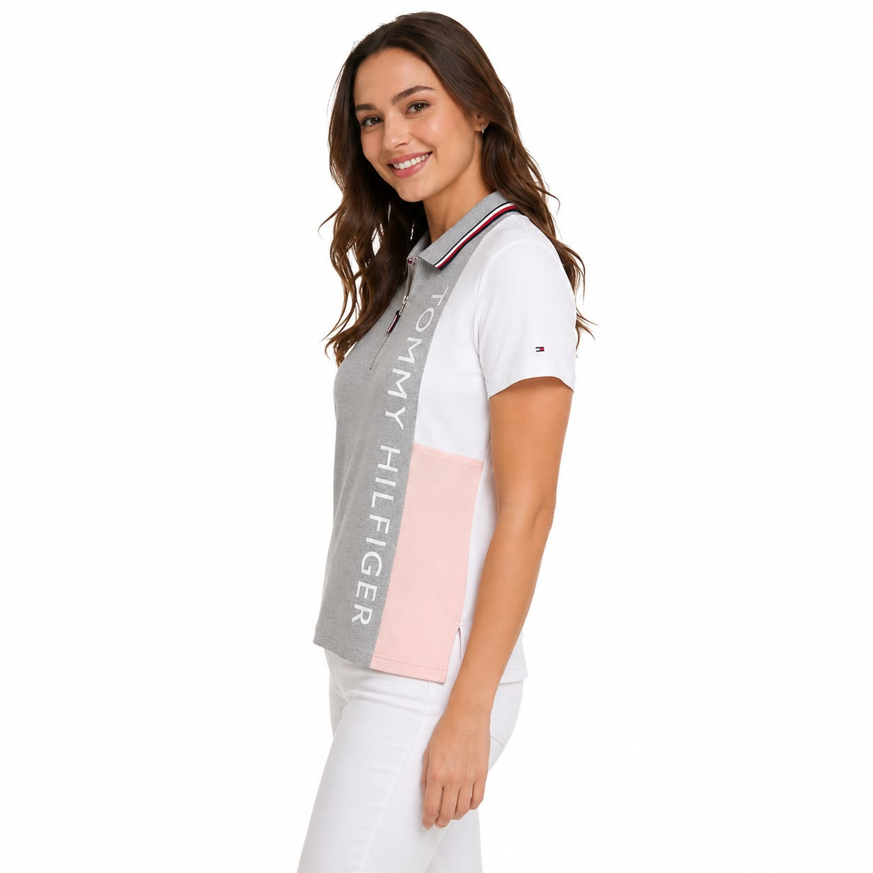 Tommy Hilfiger Polo classique à manches courtes pour femme