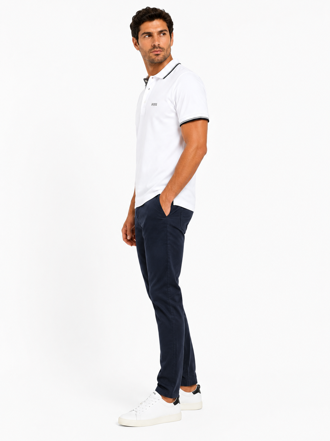 Hugo Boss Paddy Pro - Men's Sports T-Shirt, White, White