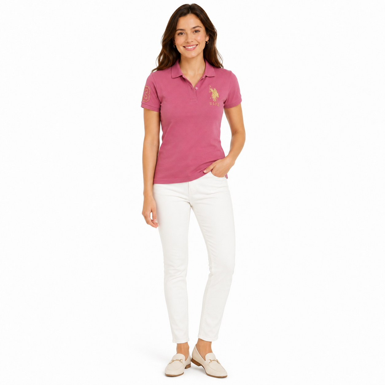 U.S. POLO ASSN-Women's polo shirt