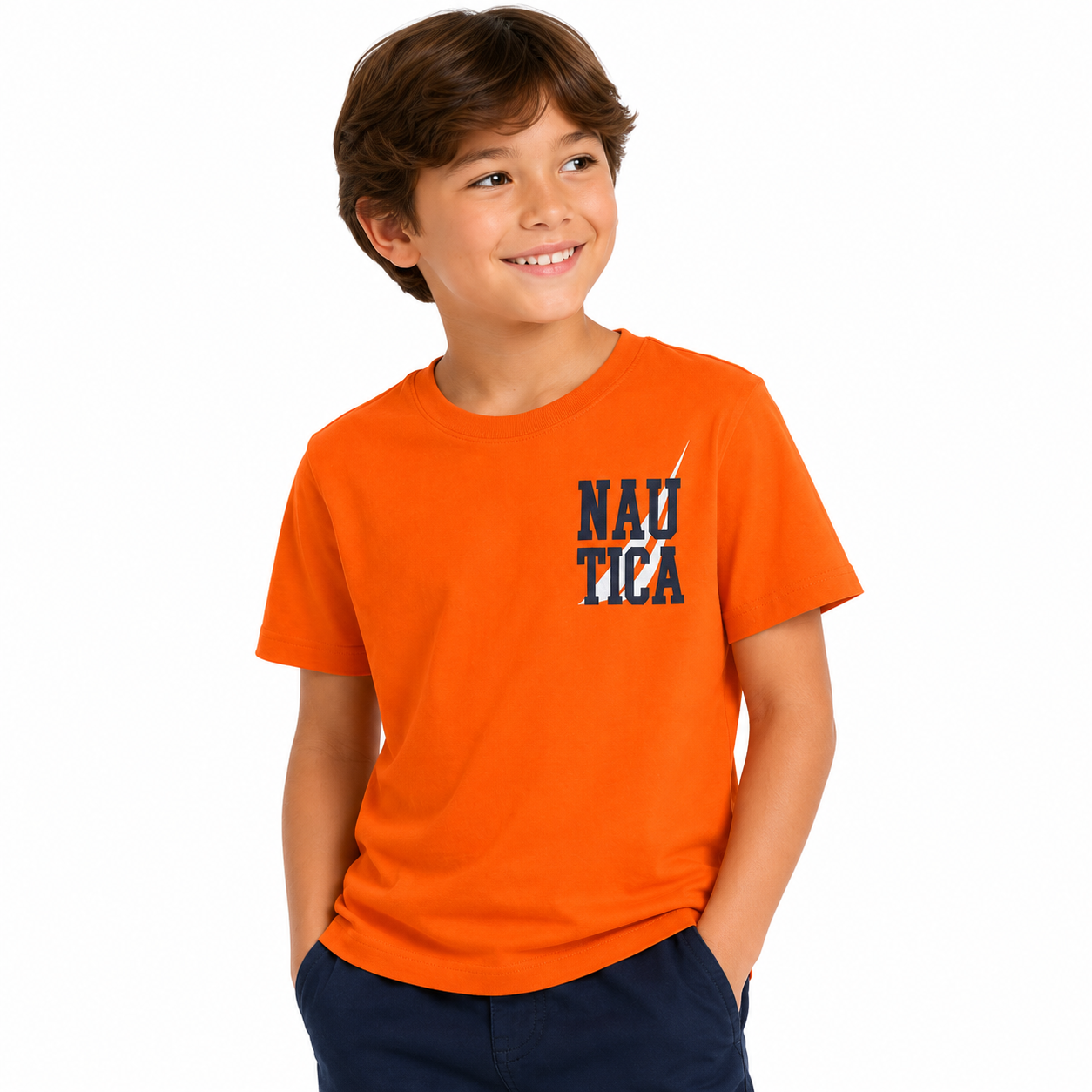 NAUTICA -Boys' Logo Graphic T-Shirt