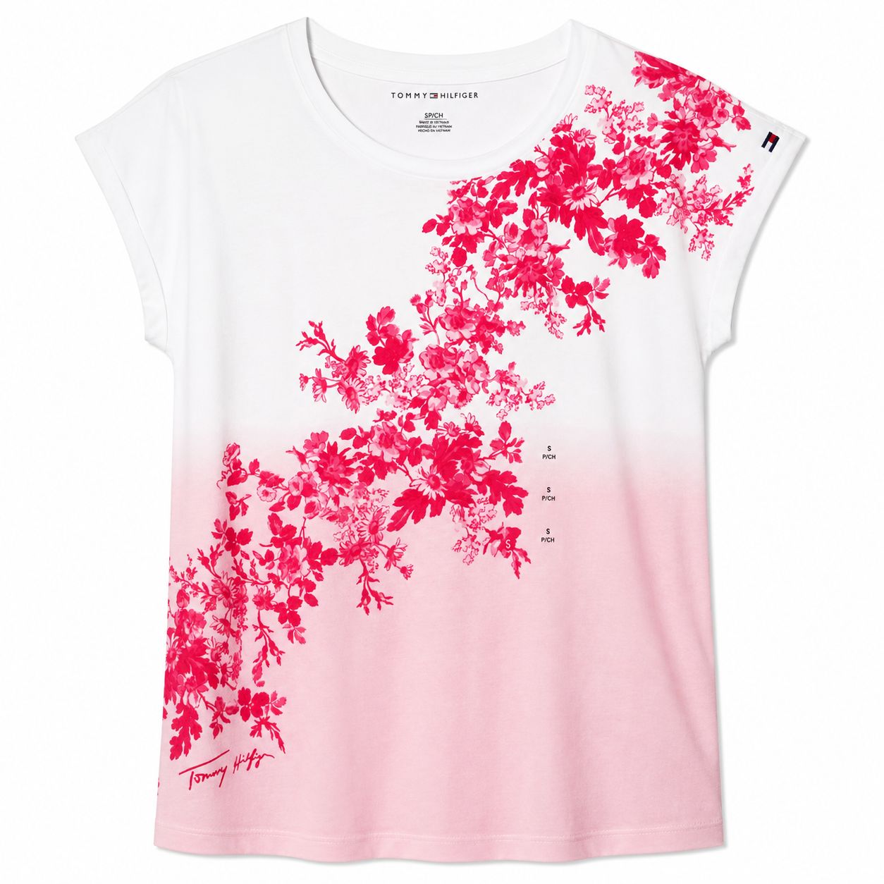 Tommy Hilfiger Ombré Floral-Print Top