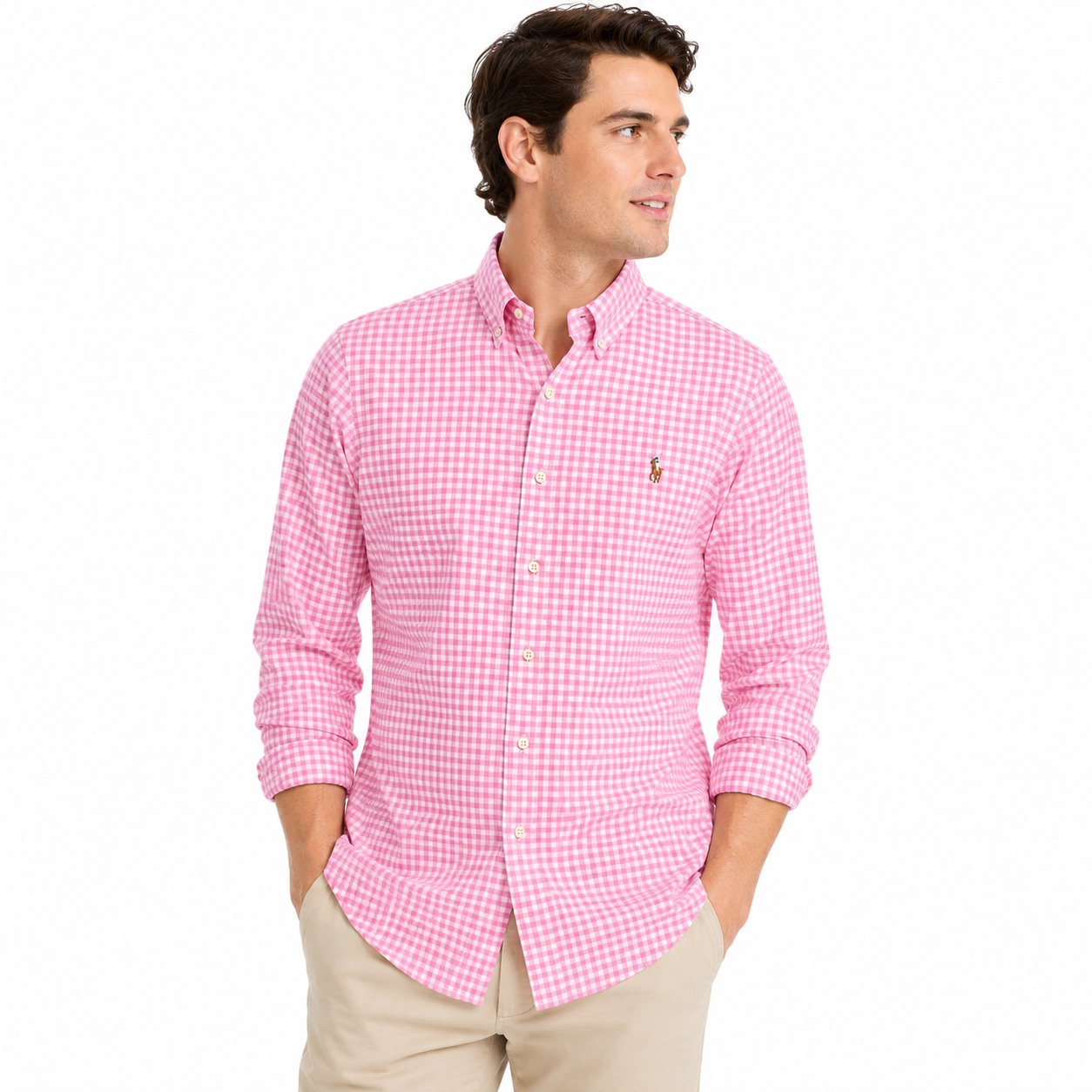 Polo Ralph Lauren Toddler and Little Boys Gingham Oxford Shirt