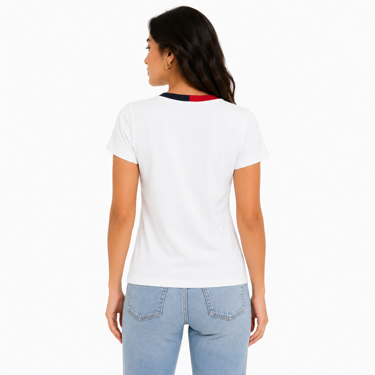 Tommy Hilfiger V Neck Heart Shirt