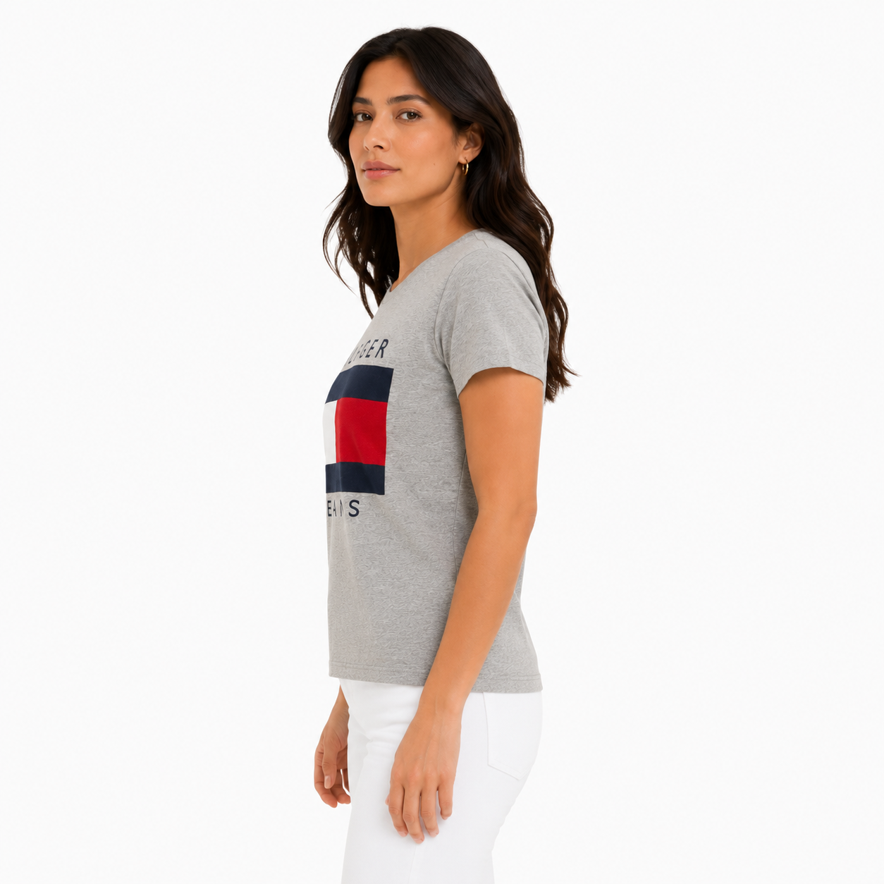 Tommy Hilfiger Womens Logo Graphic T-Shirt