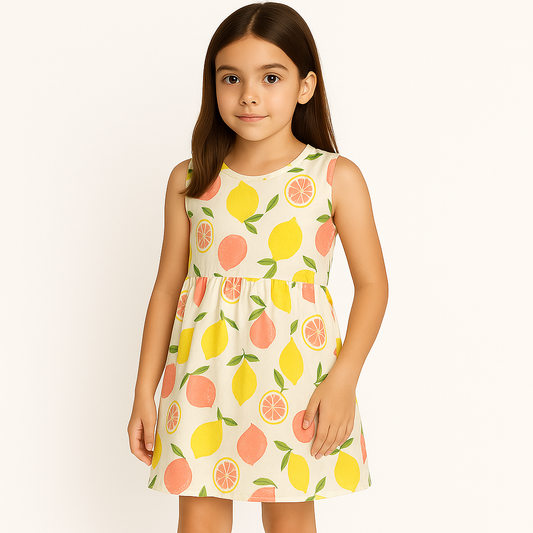 Emma & Elsa Girls Summer Dress