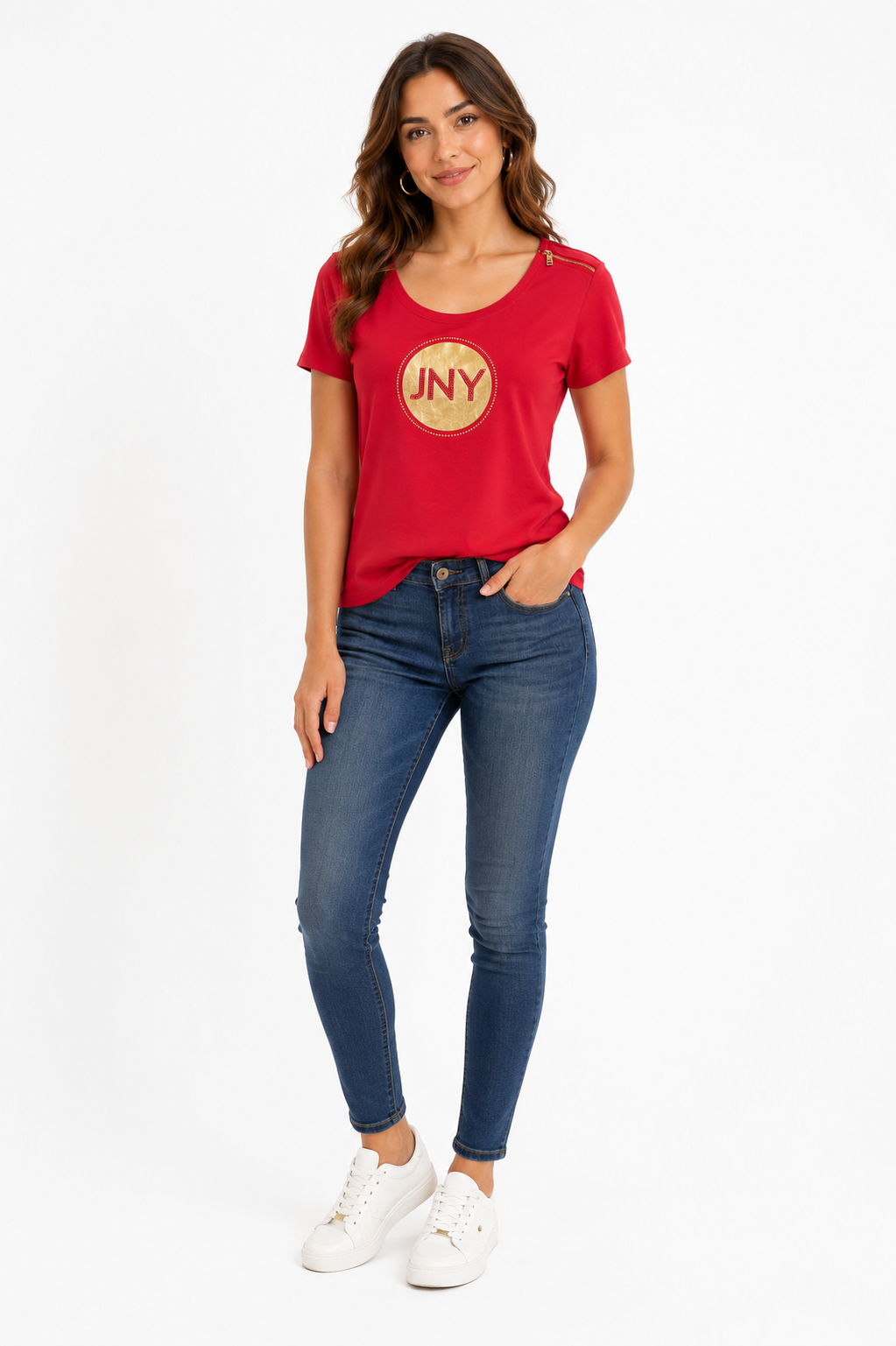 JNY Women's Regular Fit T-Shirt