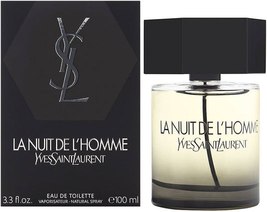 Yves Saint Laurent La Nuit De L'Homme for Men 100ml Eau de Toilette Spray