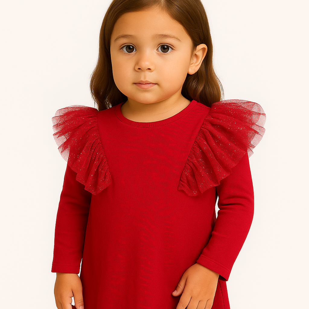 H&M Ruffle Trimmed Girl Top