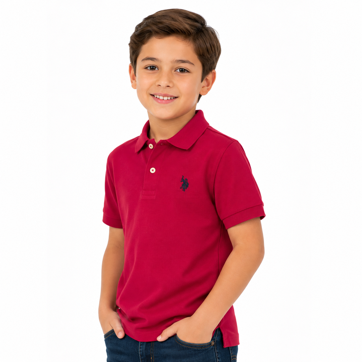 U.S. POLO ASSN- Boys Piqué Polo Shirt