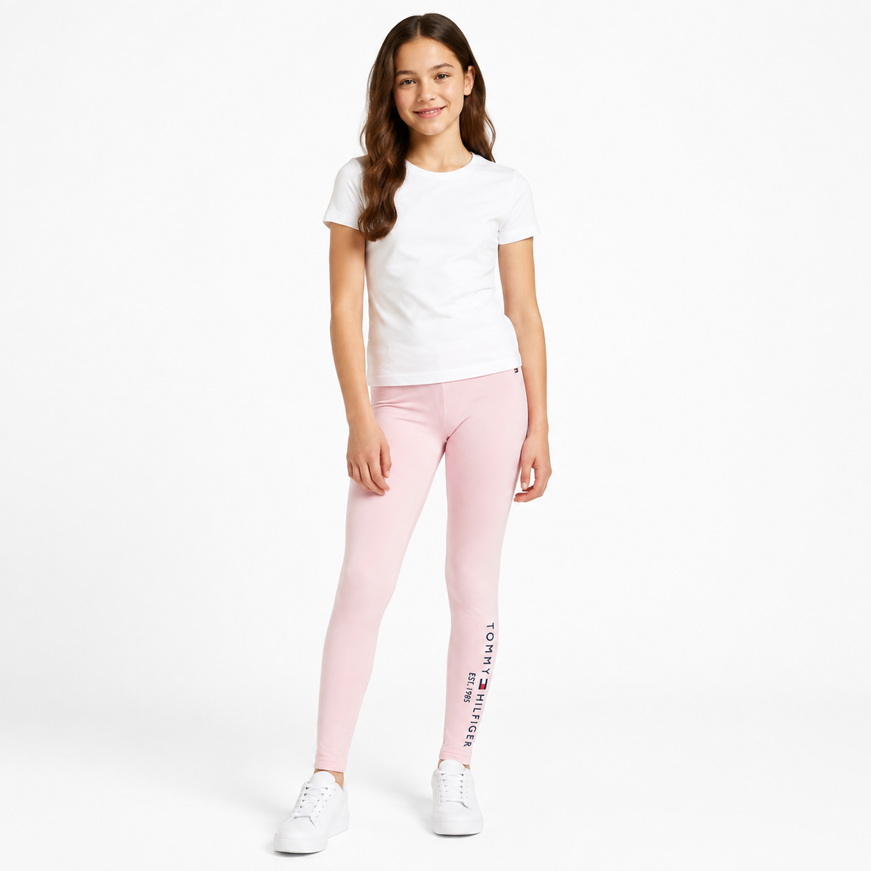 Tommy Hilfiger pink logo leggings