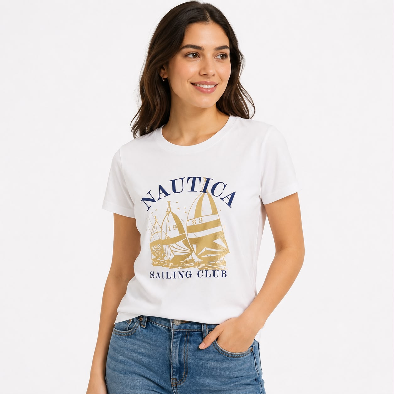 Nautica Foil Sailing Club Graphic T-Shirt