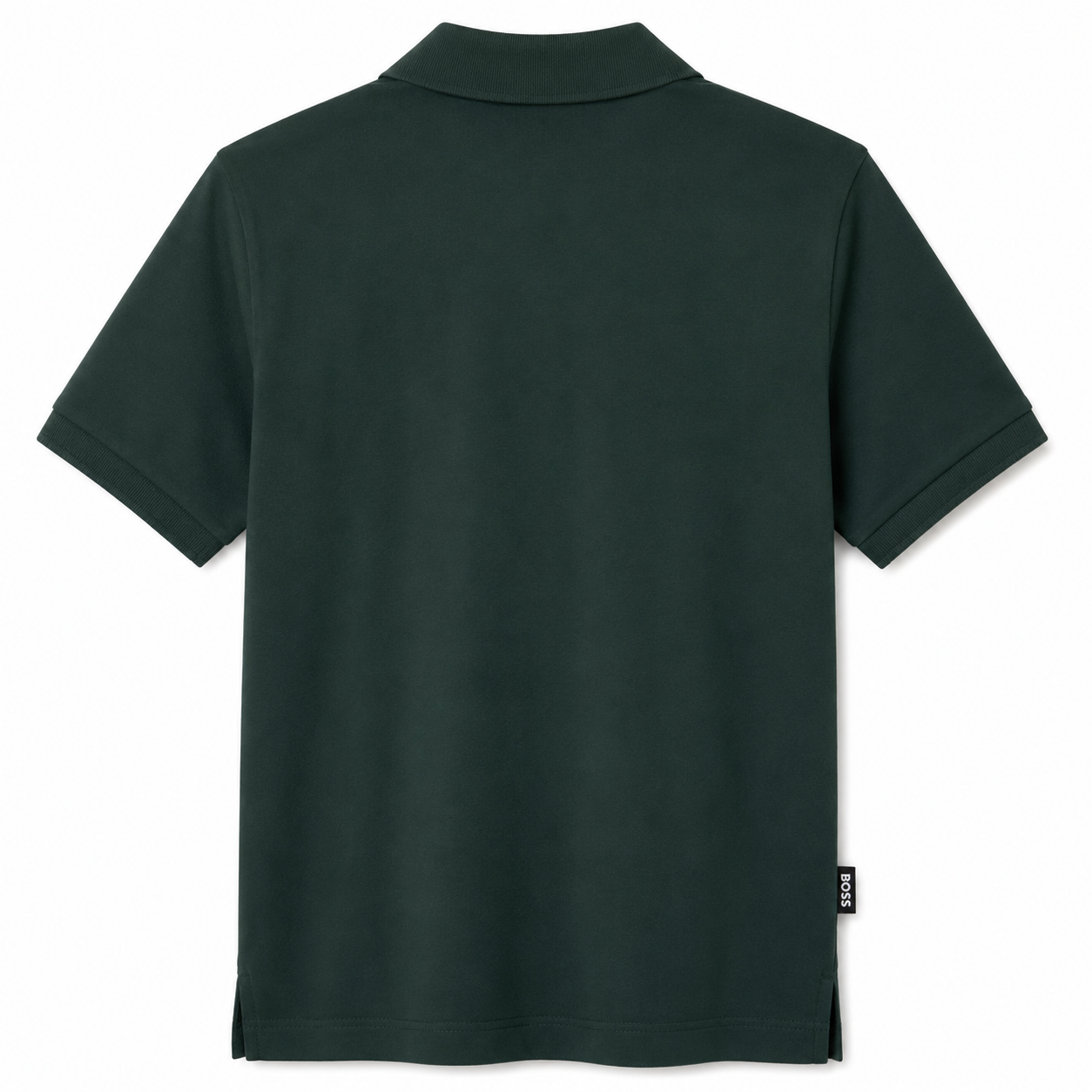 Hugo Boss Dark green short-sleeved polo shirt for men