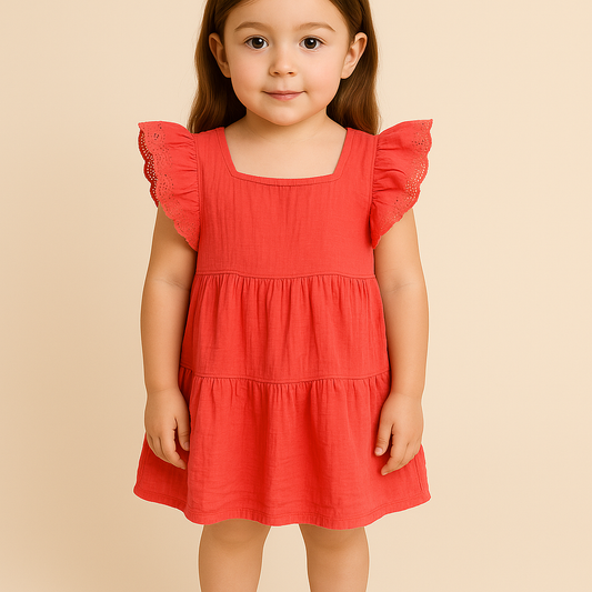 Lucky Brand Short Sleeve Market Dress