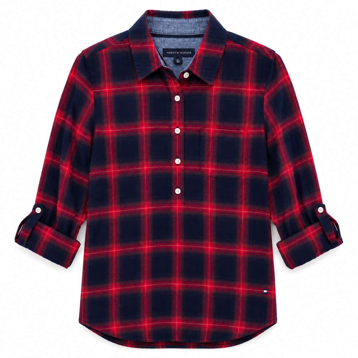 Tommy Hilfiger Plaid Popover Women’s Shirt