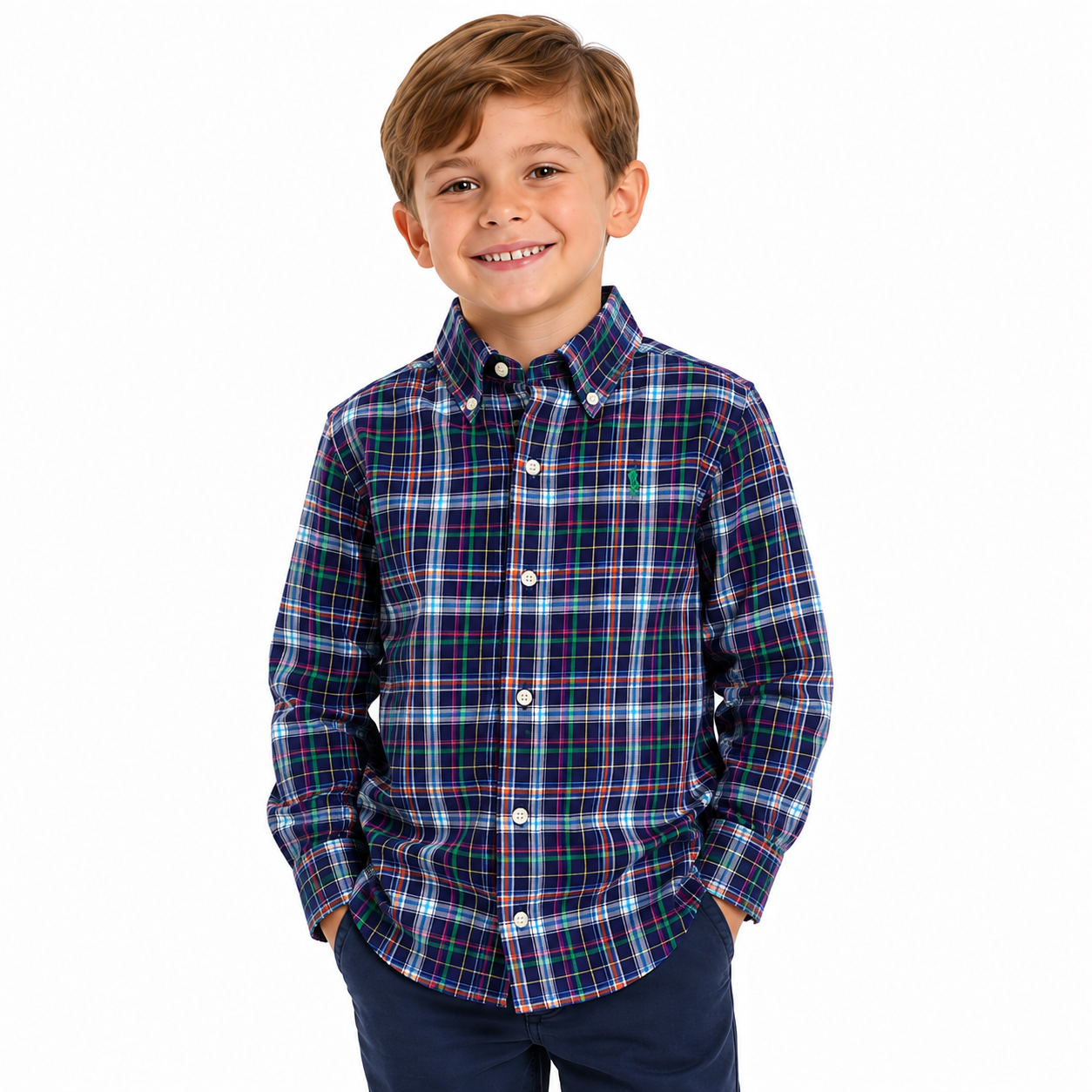 Polo Ralph Lauren long-sleeved dress shirt for children