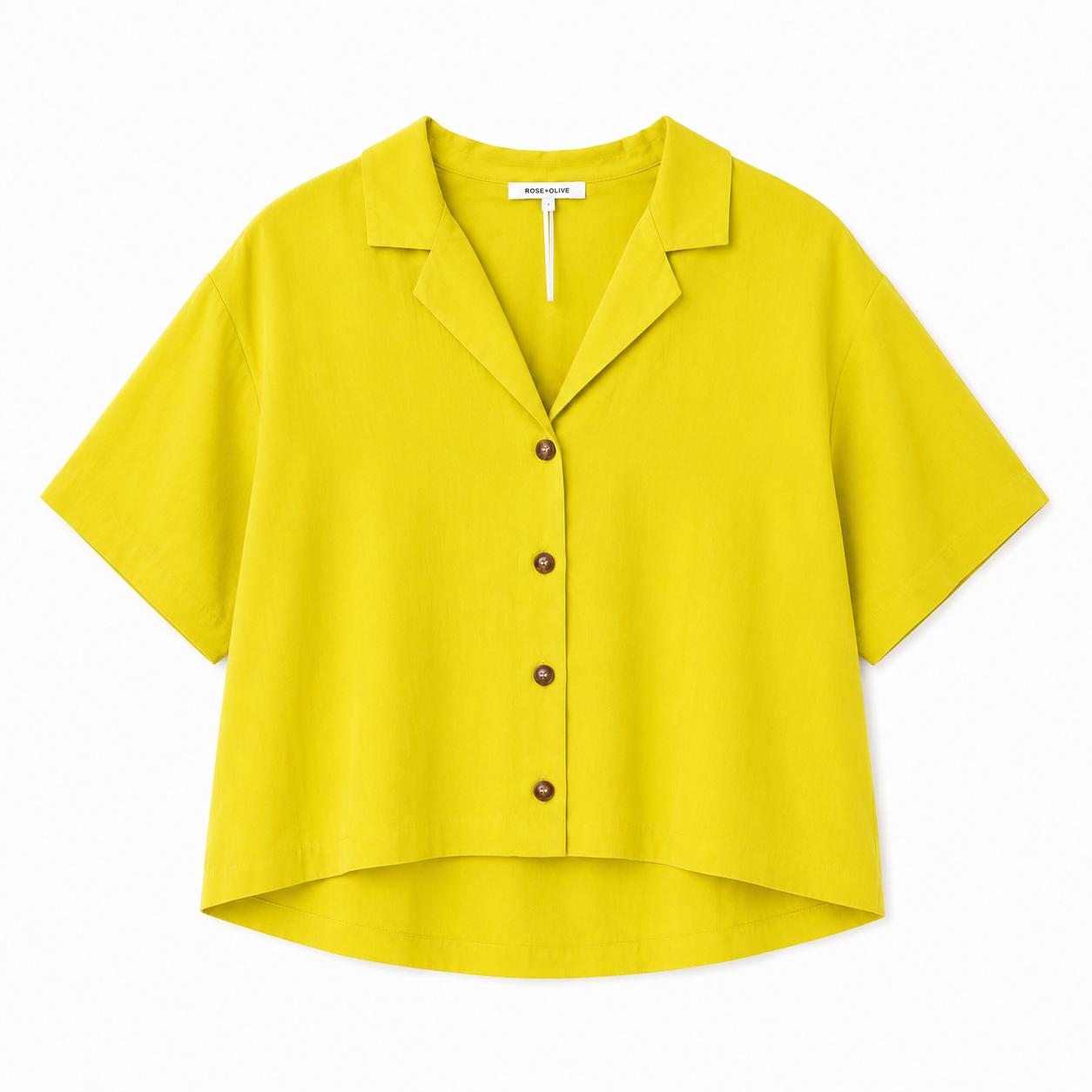 Rose + Olive women's button-up shirt