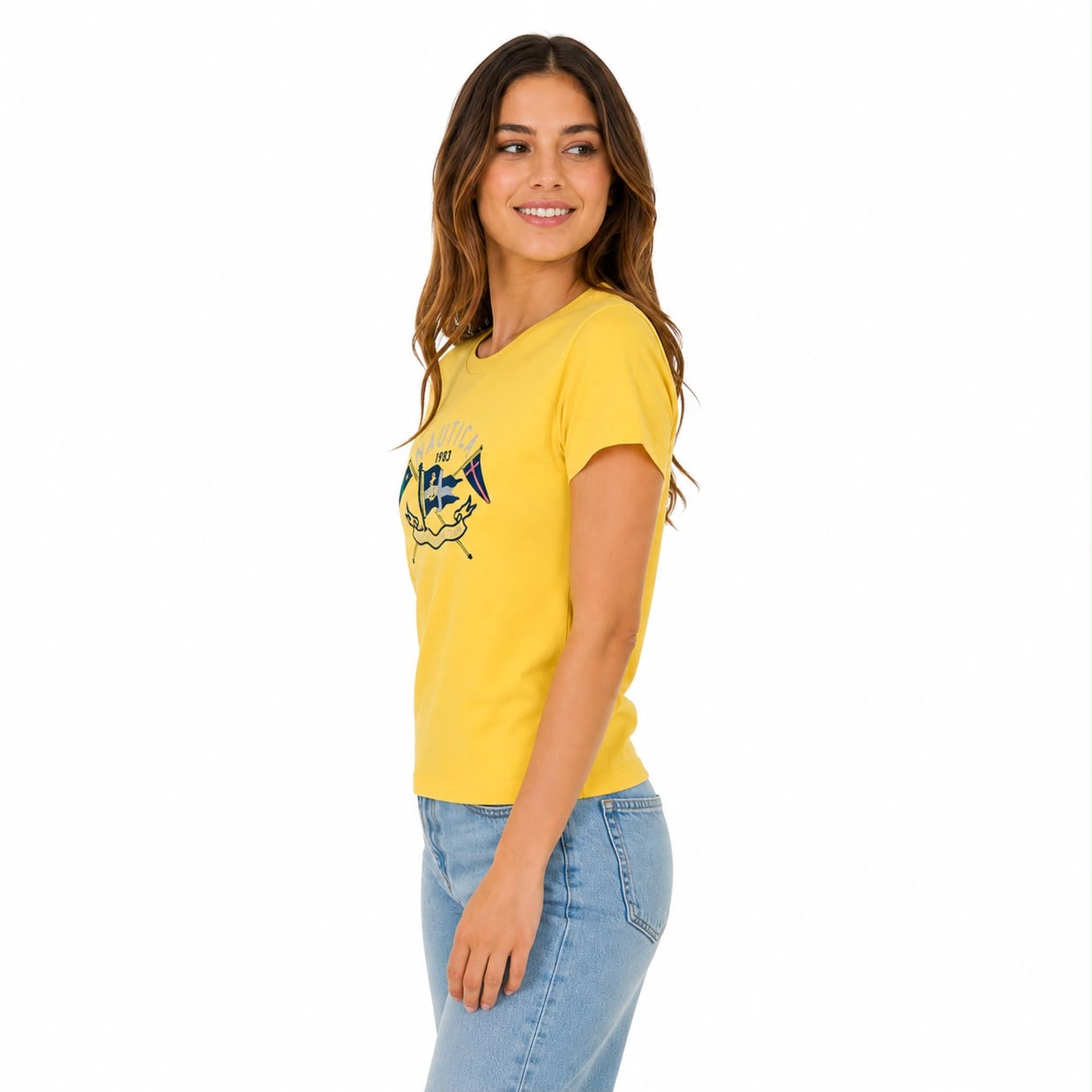 Nautica Heritage Flag Foil Graphic T-Shirt