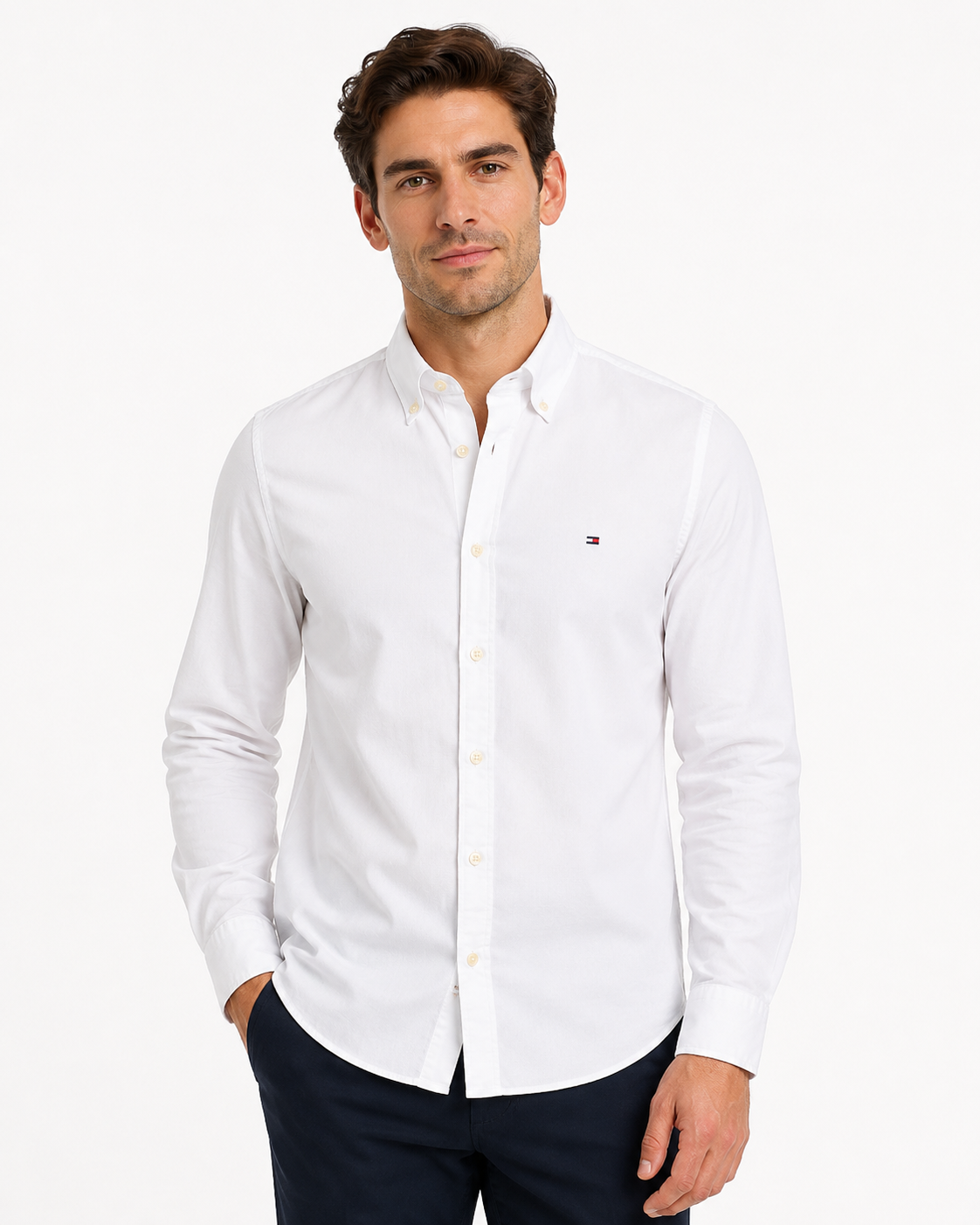 Tommy Hilfiger Regular Fit Stretch Oxford Shirt