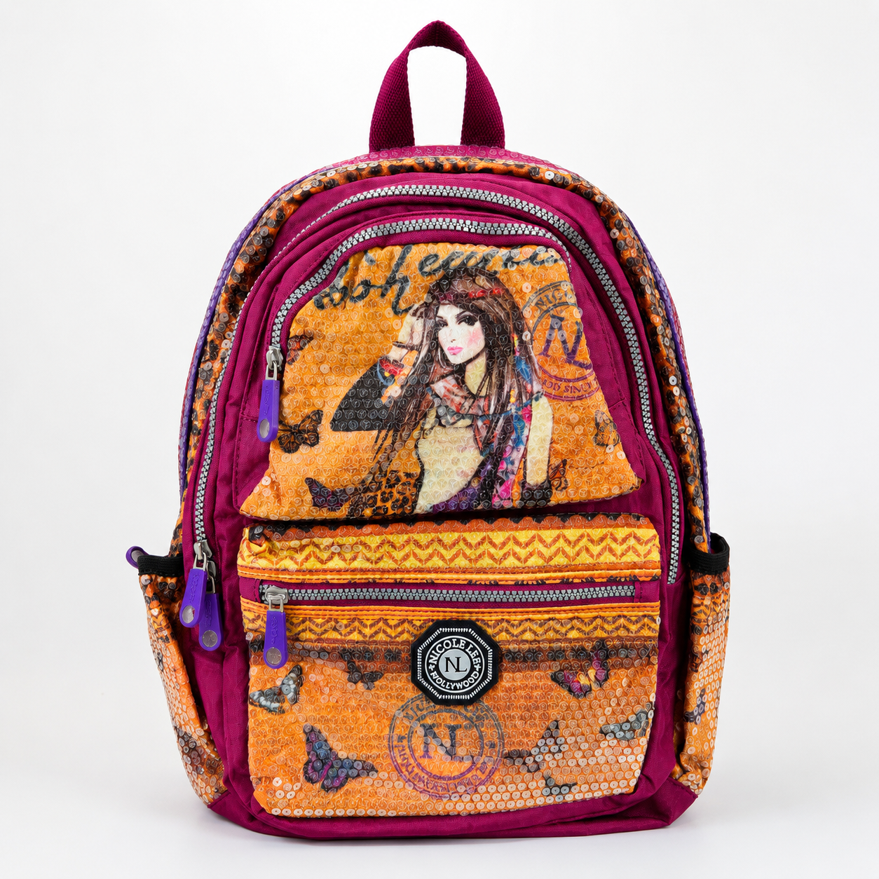 Nicole Lee Hollywood Boho Girl Backpack