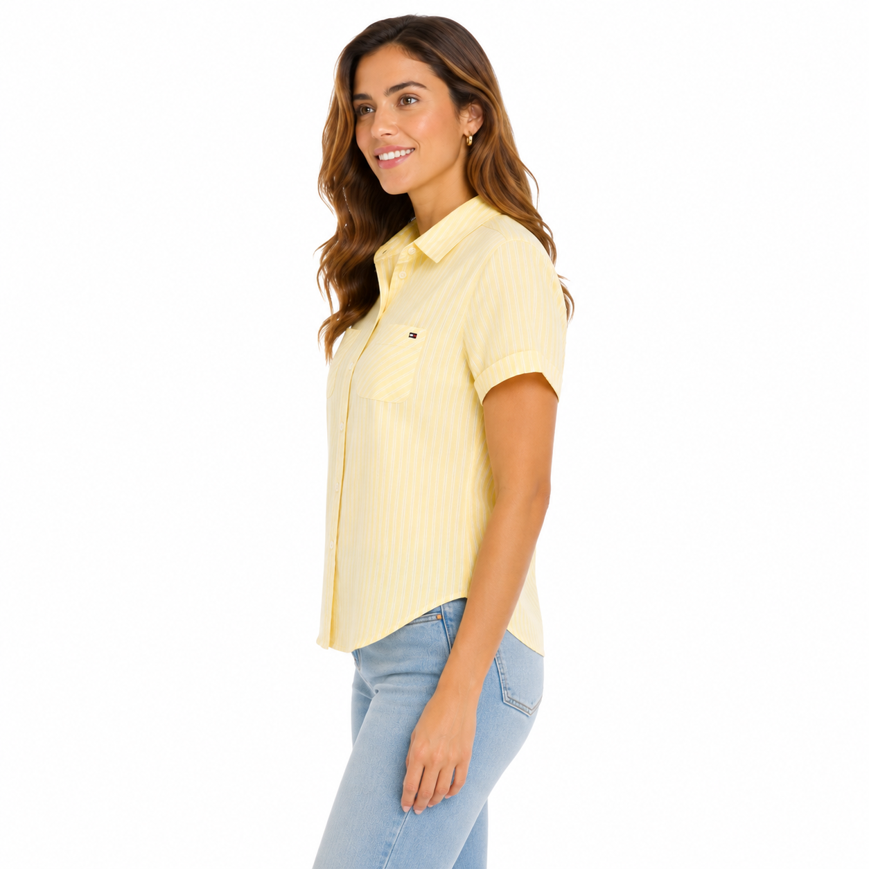 Tommy Hilfiger Petite Wrinkle Free No Iron Shirt