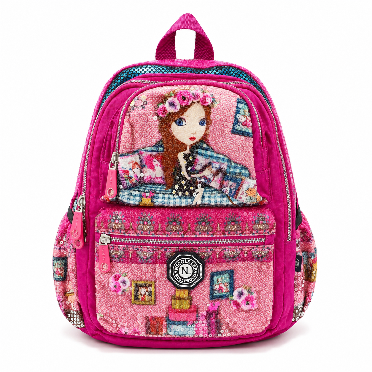 Nicole Lee Fashion Style Printed Backpack