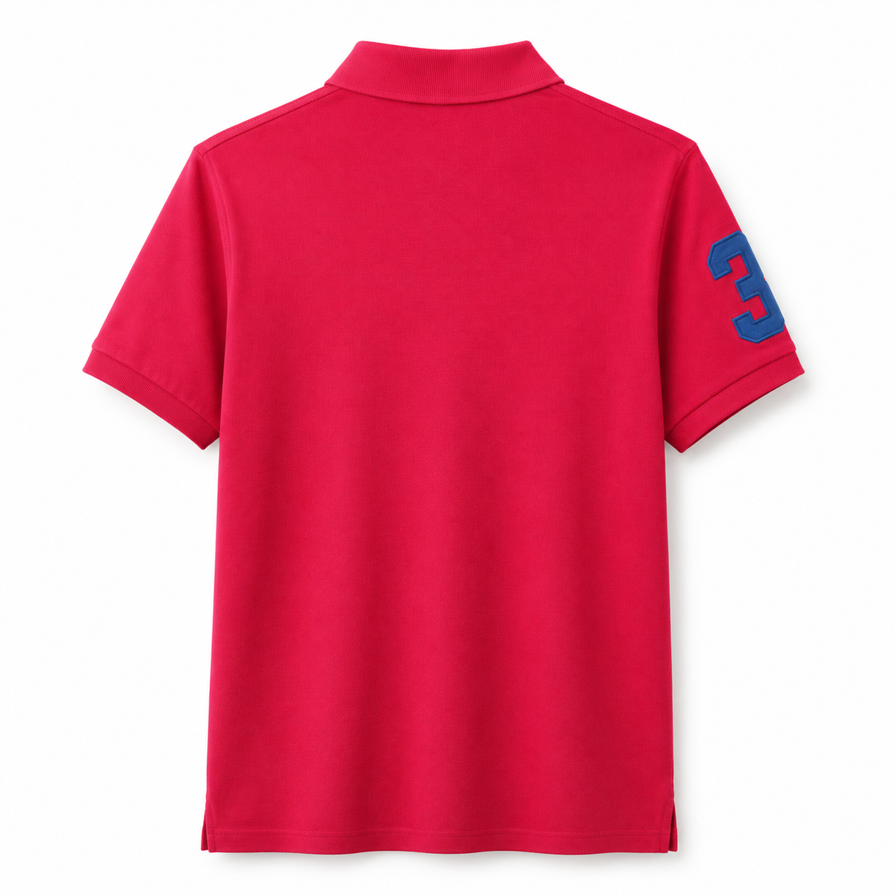 U.S. Polo Assn. Multi Color Logo Solid Pique Polo Shirt