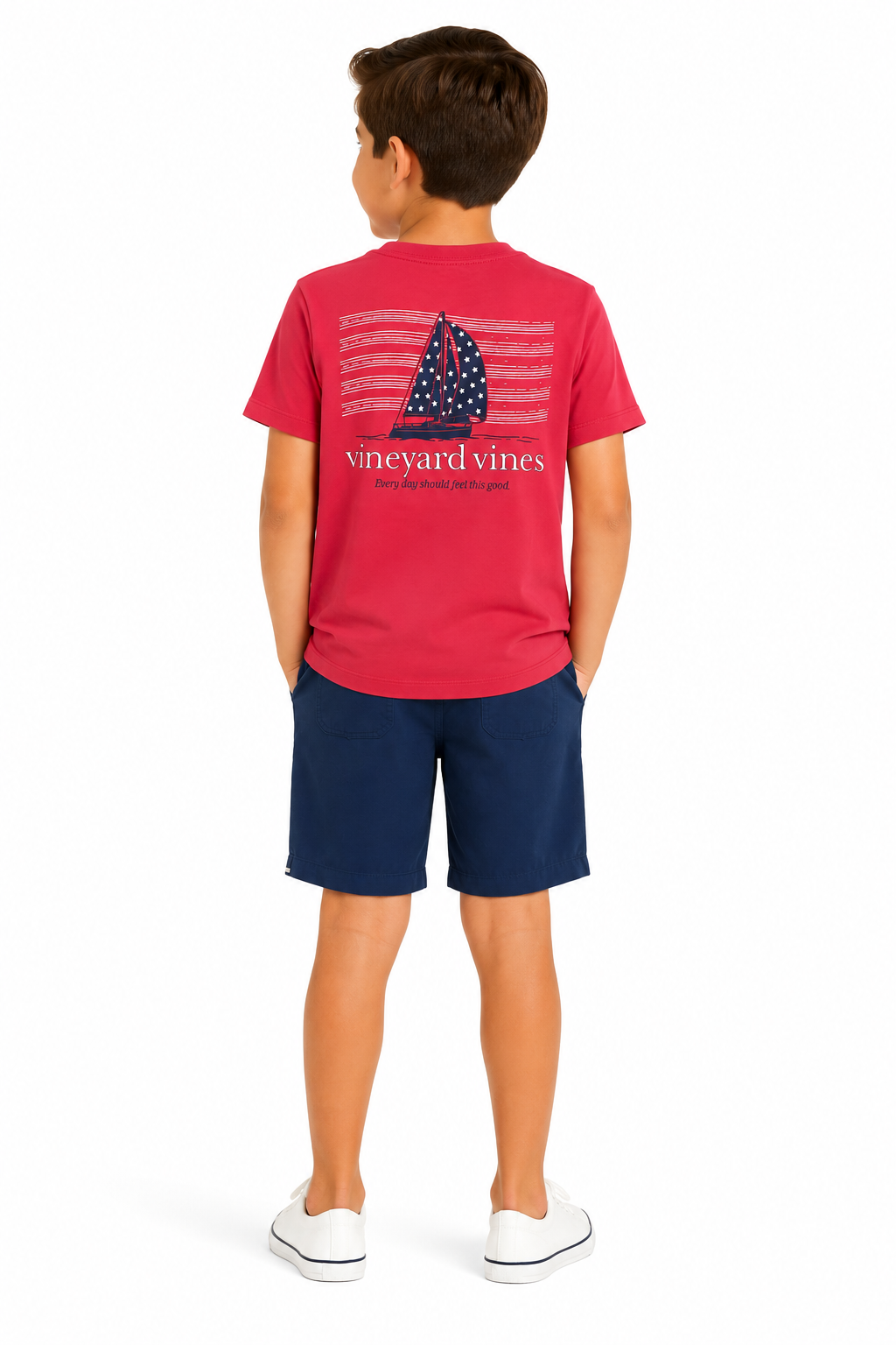 VINEYARD VINE  Shop Flag Sail Short Sleeve Pocket Tee  at Vineyard Vines