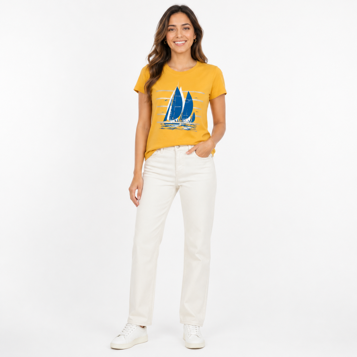 Náutica Foil Sailboat Graphic T-Shirt