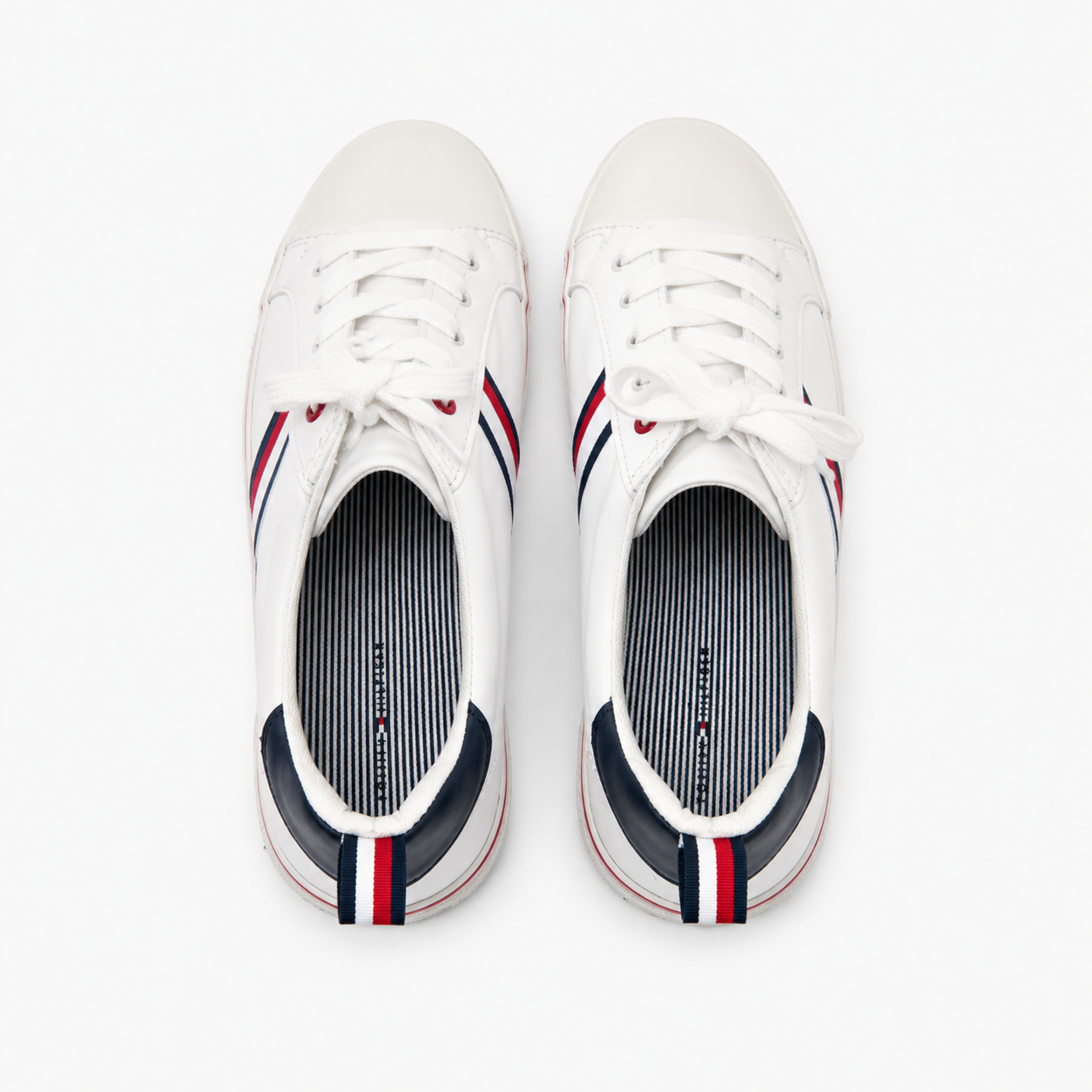 Tommy Hilfiger tricolor sneakers with white laces