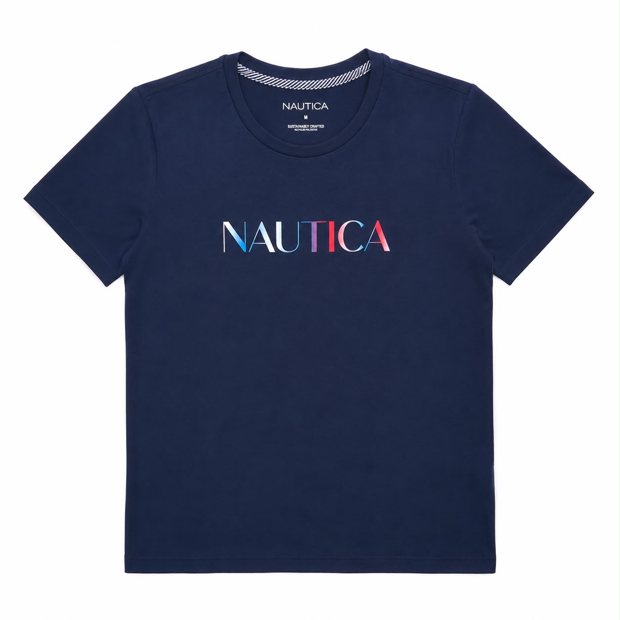 Náutica Glitter Logo Graphic T-Shirt