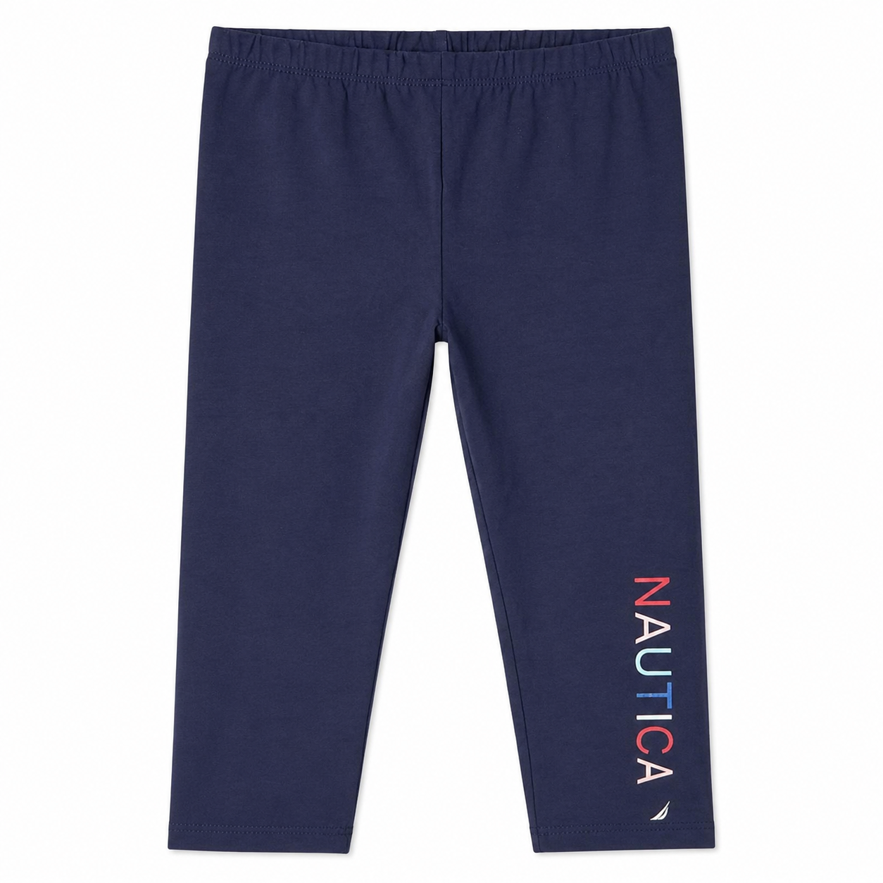 Nautica Toddler Girls' Glitter Logo Leggings