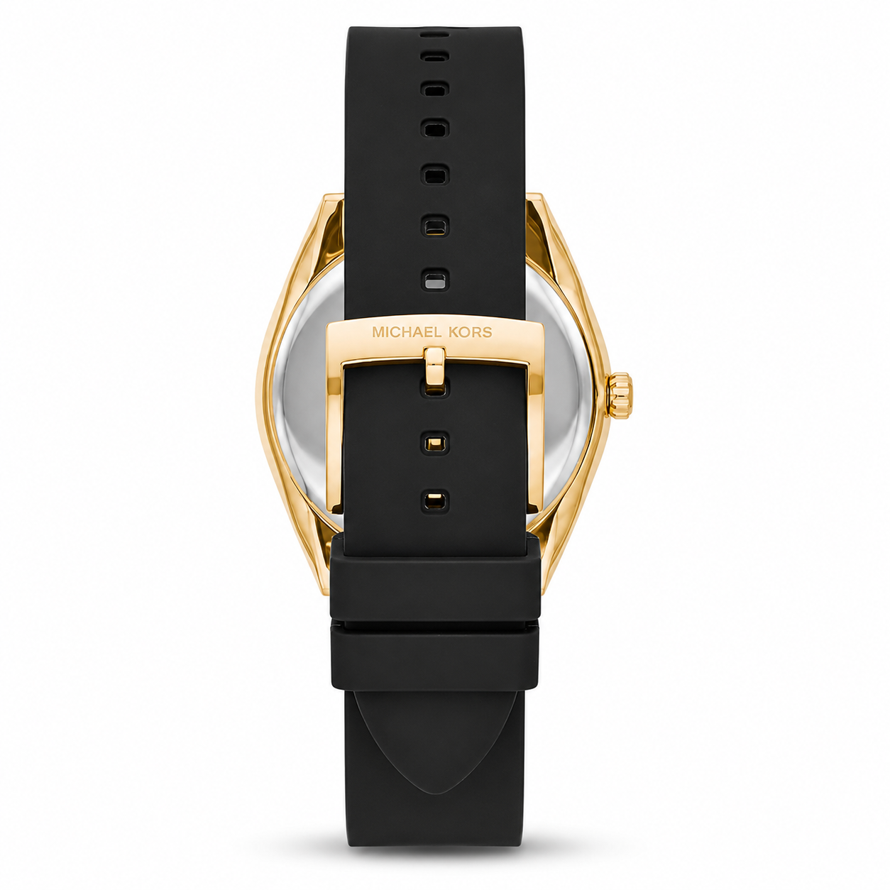Michael Kors Women's Janelle Black Silicone Strap Watch