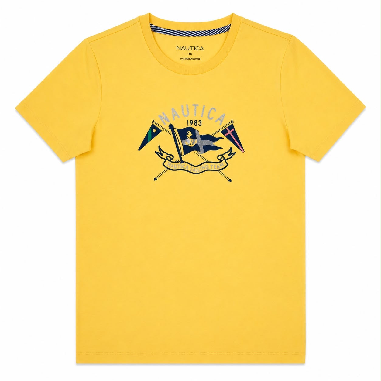 Nautica Heritage Flag Foil Graphic T-Shirt