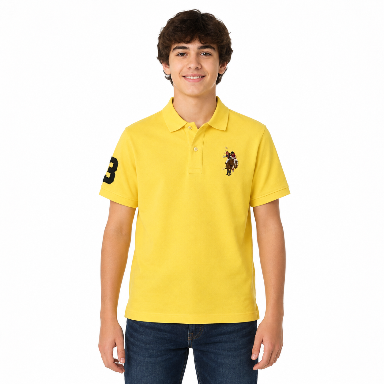 U.S. Polo Assn. pique cotton polo shirt