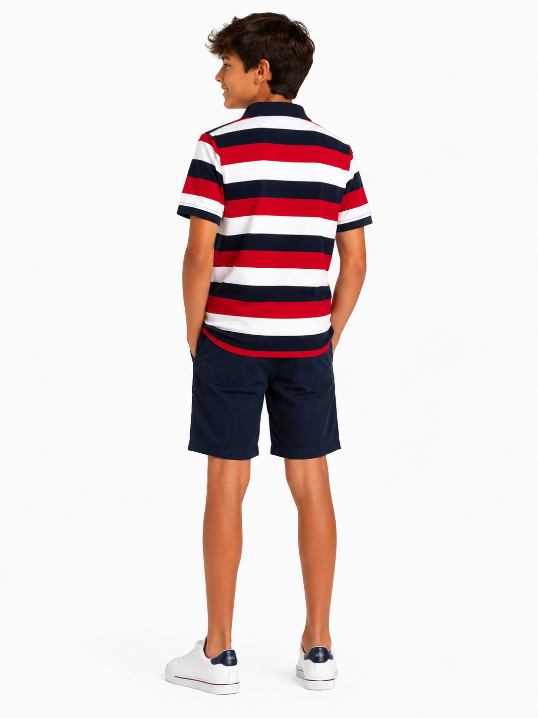 Tommy Hilfiger Kids' Block Stripe Polo
