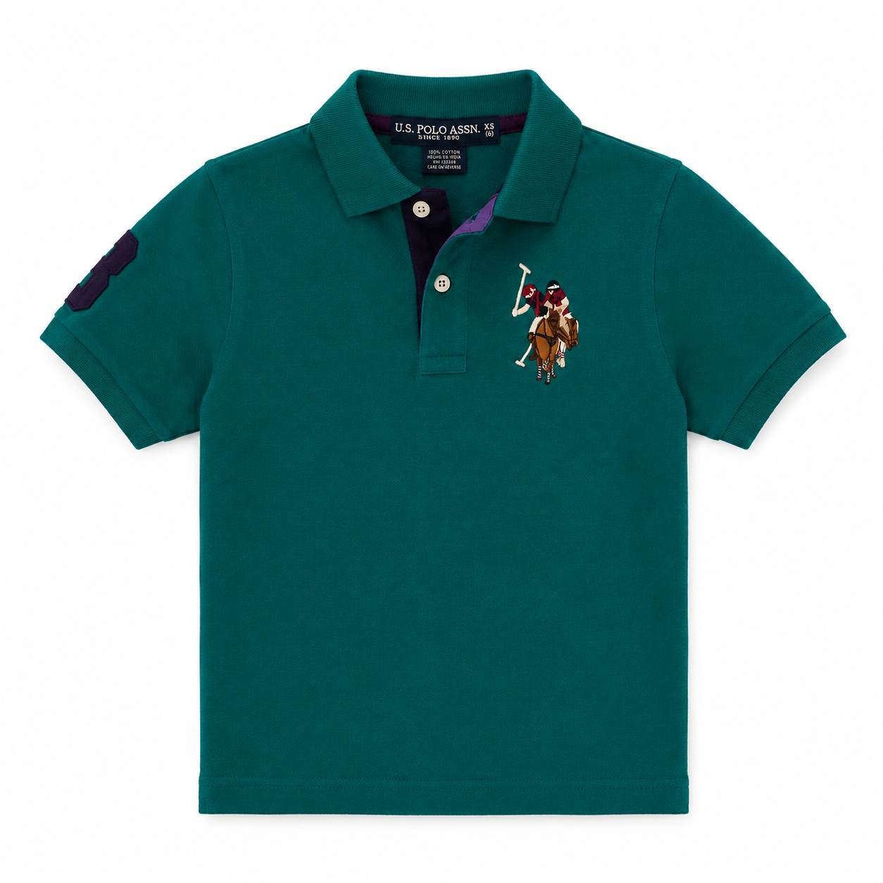 U.S. Polo Assn. green polo shirt