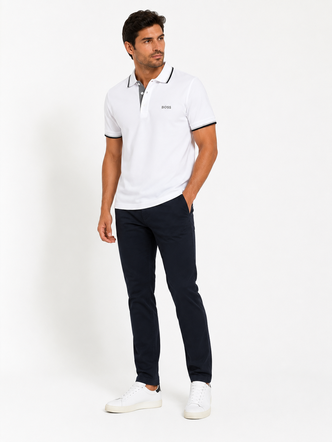 Hugo Boss Paddy Pro - Men's Sports T-Shirt, White, White
