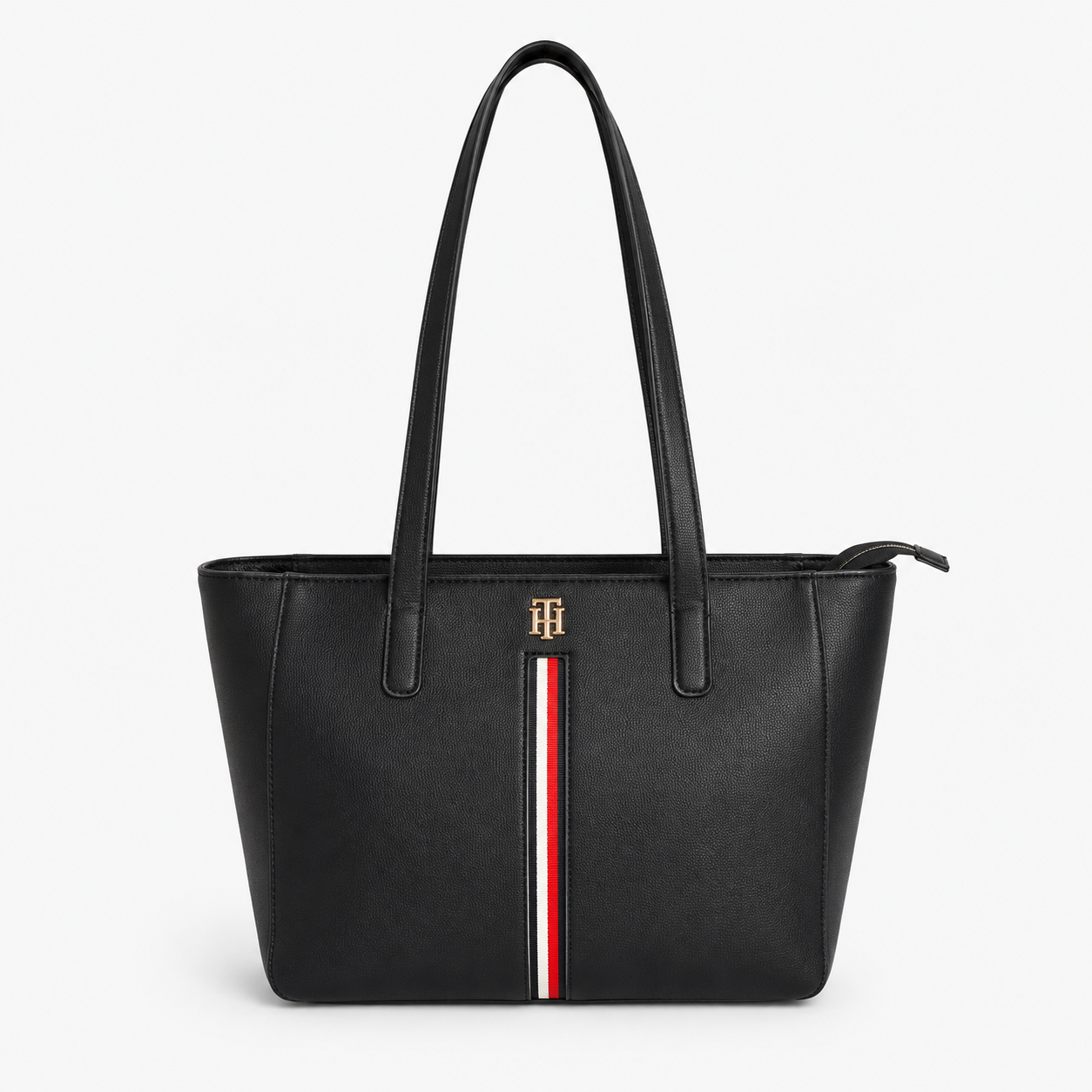 Tommy Hilfiger logo plaque tote bag