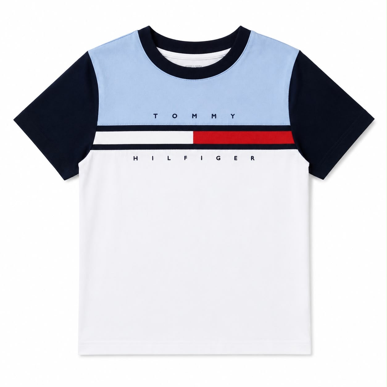 Tommy Hilfiger Kids' Colorblock Flag Stripe T-Shirt