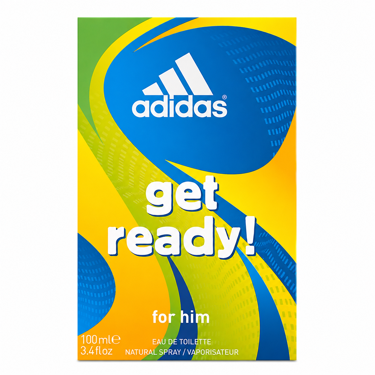 Adidas Get Ready Cologne For Men 3.4 oz Eau De Toilette Spray