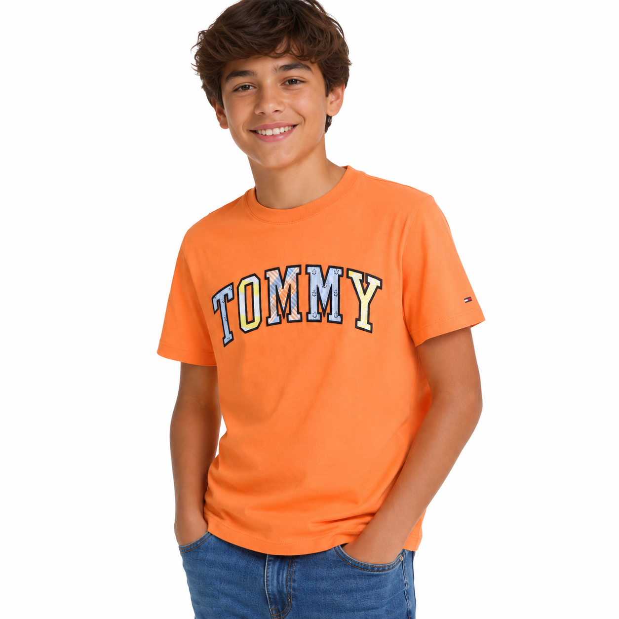 Tommy Hilfiger-Kids' Multiprint Logo T-Shirt
