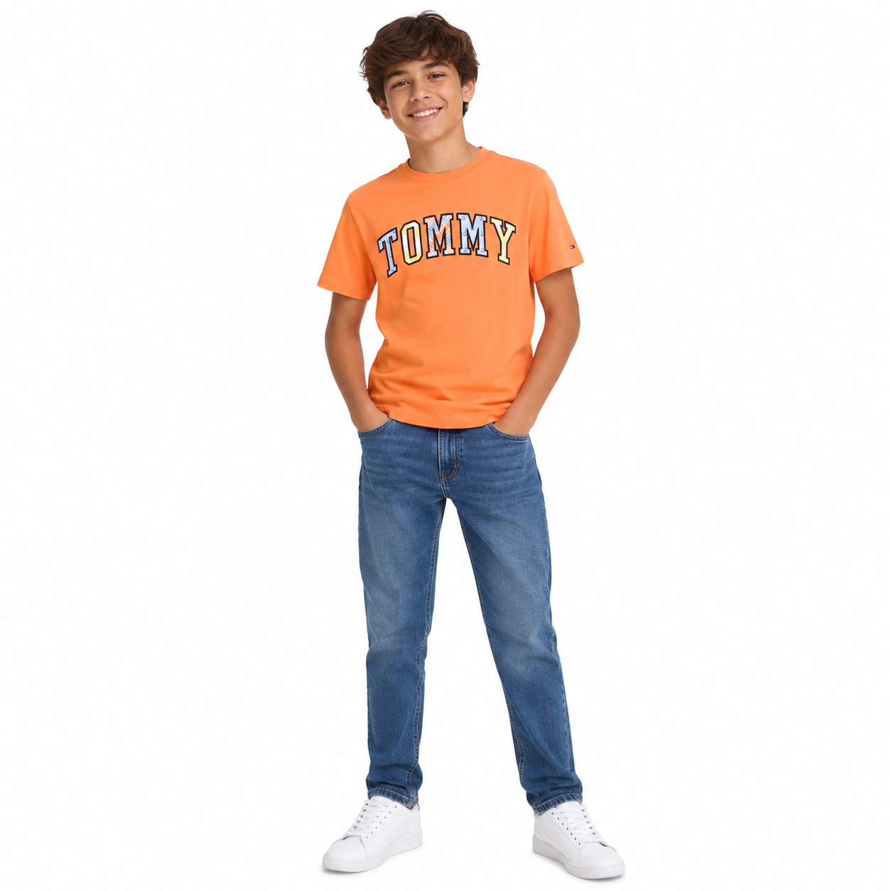 Tommy Hilfiger-Kids' Multiprint Logo T-Shirt