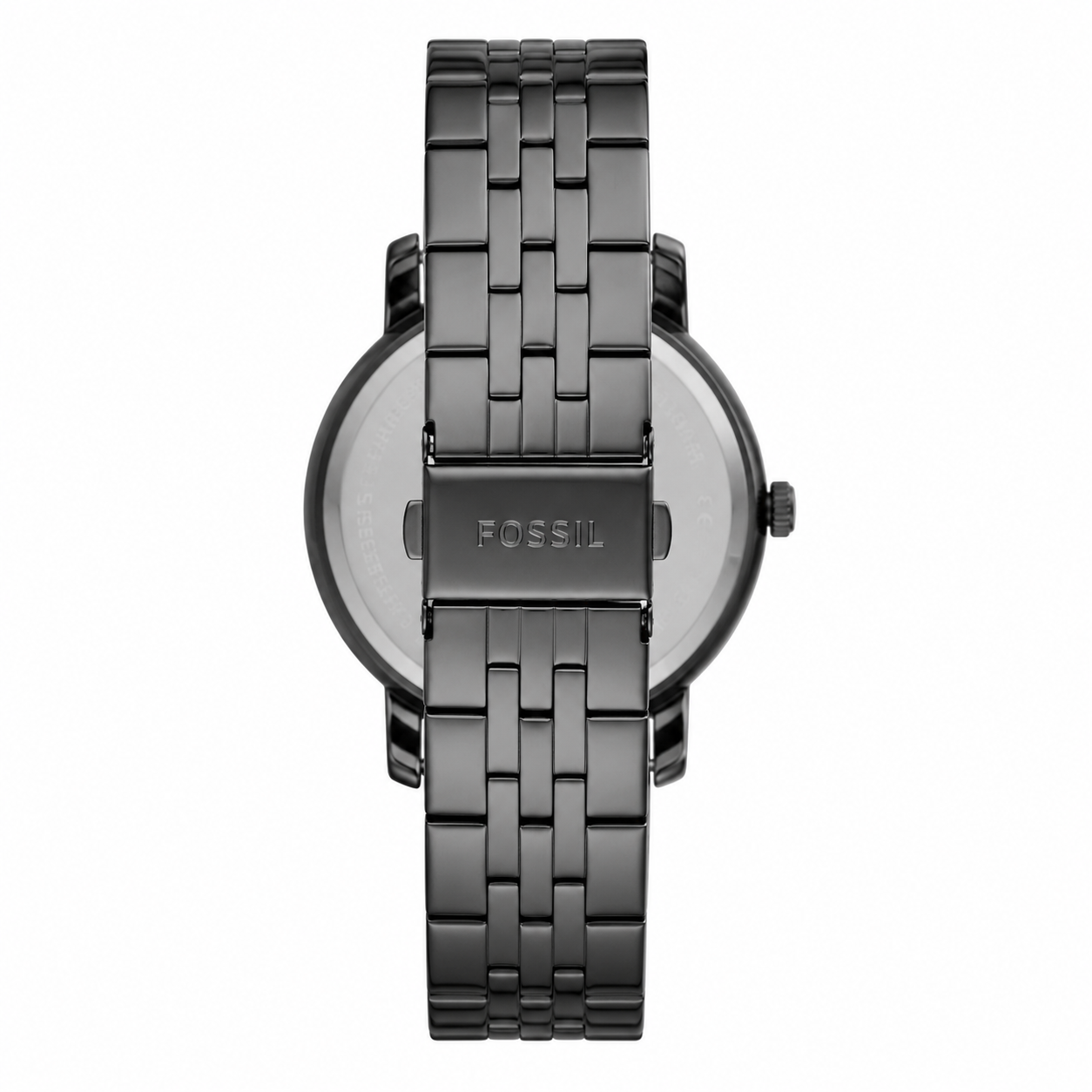 Fossil Lux Luther Three-Hand Smoke Stainless Steel Watch