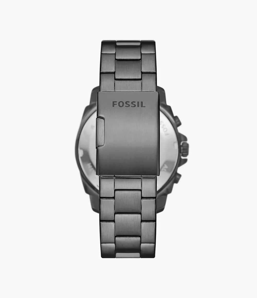 Fossil Privateer Chronograph Smoke Stainless Steel Watch