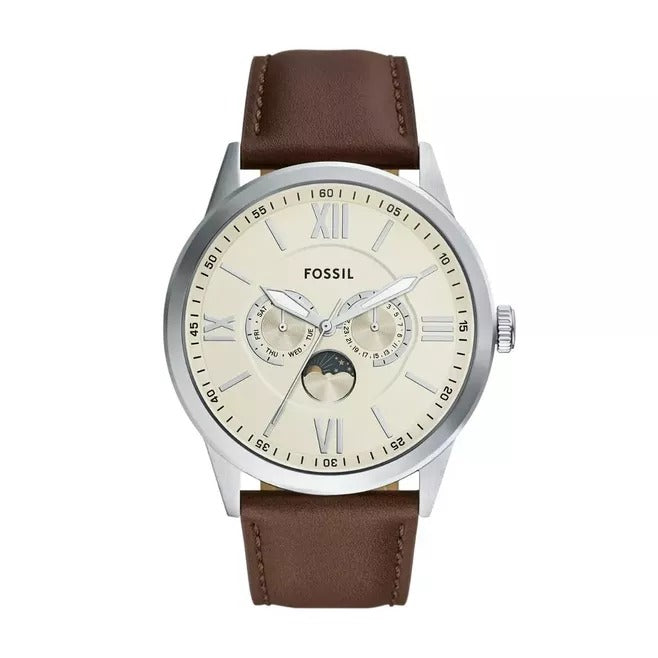 Fossil Flynn Chronograph Brown Leather Watch