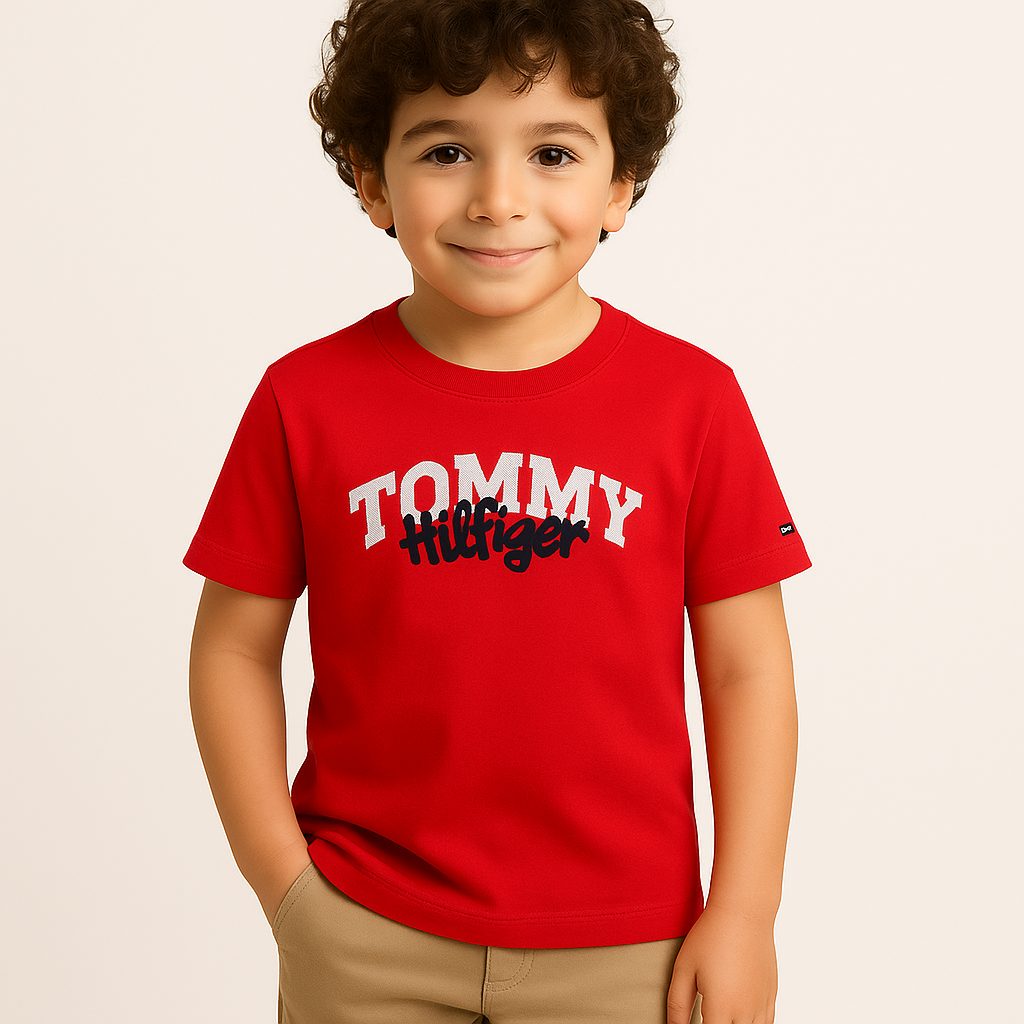 Tommy Hilfiger Graffiti Regular Fit Crew-Neck T-shirt