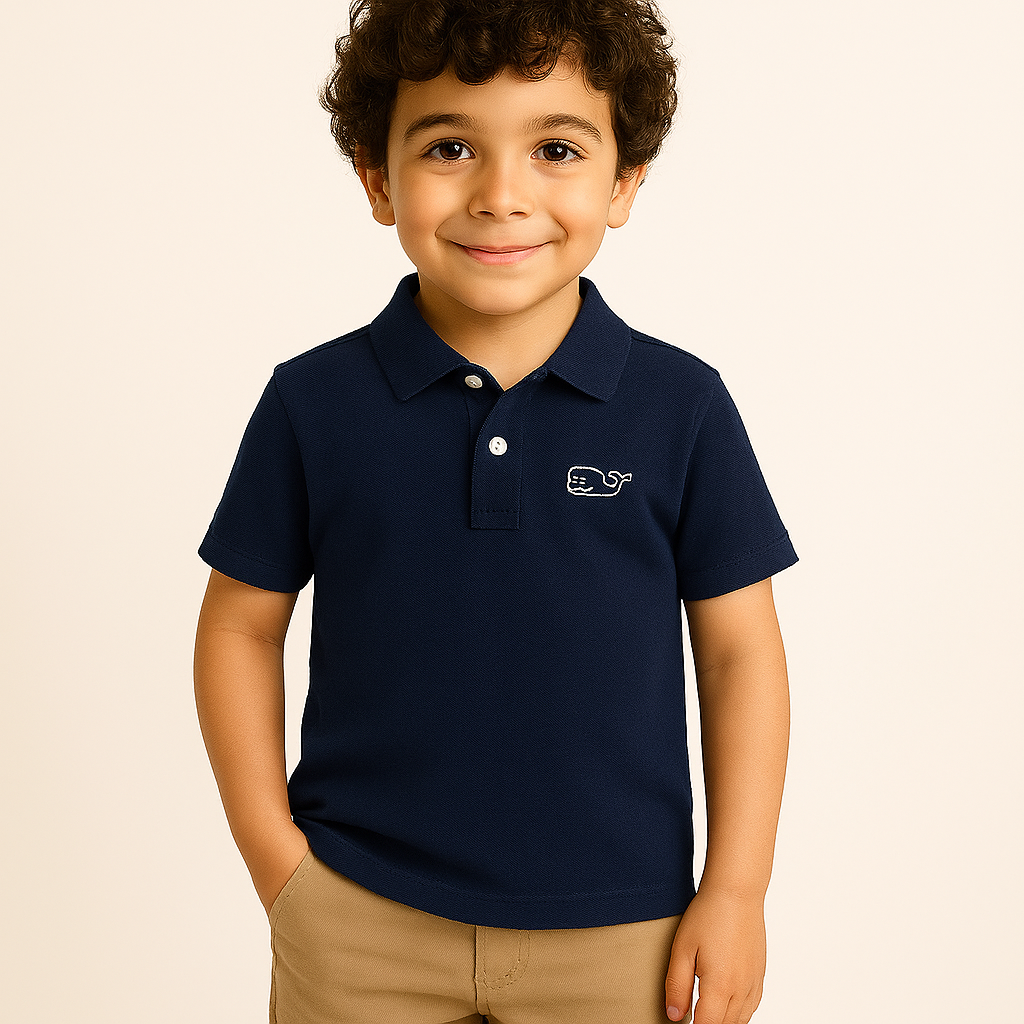 Vineyard Vines Boys' Heritage Pique Polo
